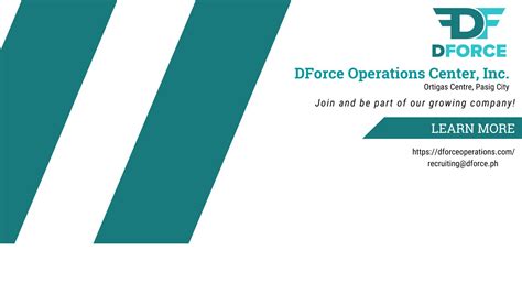 dforce operations center inc|DFORCE .